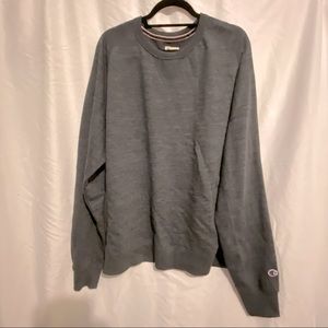 Champion Classic Crewneck Sweatshirt Grey Color Size XX-Large.